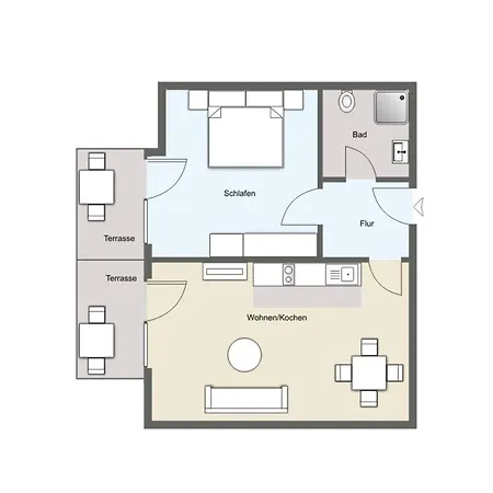 شقة Appartementhaus Bracht - Strandperle جويست